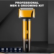Resim Yifomall 3'ü 1 Arada Alternatif Hareketli Tıraş Makinesi Kaş Düzeltici Lcd Dijital Ekranlı Elektrik Tıraş Makinesi 