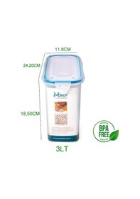 Resim Moon Star Hava Geçirmez Contalı Kilitli Hava Geçirmez Saklama Kab Çok Renkli 