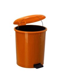 Resim Safell Pedallı Çöp Kovası 40 Litre - Kova İçinde Yedek Kova Kırmızı 