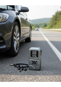 Resim Çok Fonksiyonlu Akü Takviye Ve Taşınabilir Hava Kompresörü 