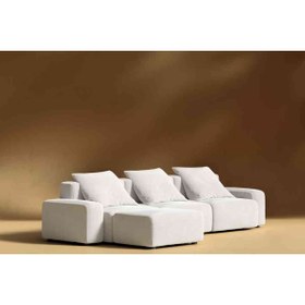 Resim Vivense KAYE KÖŞE KOLTUK TAKIMI, BEYAZ 