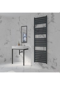 Resim Lojimax Alüminyum Havlupan Viola Plus 1250x500mm 15 Dilim Antrasit Gri 776 W Yüksek Isıl Güç -862 