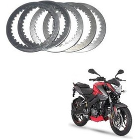 Resim BAJAJ PULSAR NS200 RS200 DEBRİYAJ BALATA ARA SACI (5Lİ TAKIM) OEM 