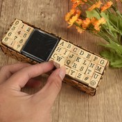 Resim 40 adet Ahşap Kauçuk Mühür Numara Harf Sembol Artı 1 Kutu Baskı Çamuru DIY Scrapbooking Günlük Defter Dekorasyon Sanat Malzemeleri 