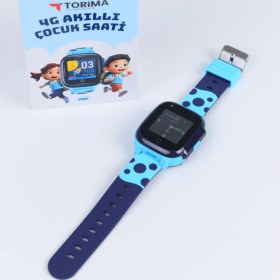 Resim MerciTech Yeni Torima Y95H Çoçuk Takip Saati 4g Gps Wifi Konumlandırma Simkartlı (MAVİ ) 