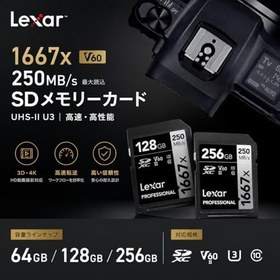 Resim Lexar Professıonal 256 Gb 1667X Sdxc Hafıza Kartı (250Mb/S-90Mb/S) 