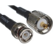 Resim Yeka PL-259 Uhf Erkek-Bnc Erkek Kablo 10 Metre 
