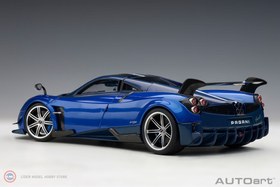 Resim 1:18 Autoart 2016 Pagani Huayra BC (Blu Francia/Carbon) 