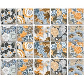 Resim Tink Kendinden Yapışkanlı Fas5 Desenli Pvc Karo 10X10 cm 20'li Paket 