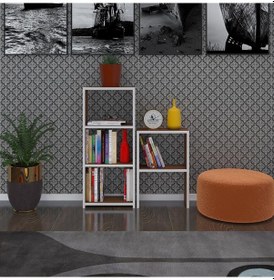 Resim Kenzlife Kitaplık Süper Ga 150*40*19 Cvz 5 Katlı Tek Bölme Çift Bölme Opsiyonlu Ofis Mutfak Banyo Dolabı Arkalıksız Çok Renkli 