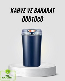 Resim Kahve Ve Baharat Öğütücü Otomatik Mekanizmalı Dayanıklı Çelik 