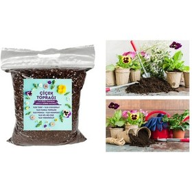 Resim ÇİÇEK TOPRAĞI 20 LT - 7'Lİ ÖZEL KARIŞIM(Akıllı Gübre Katkılı) 