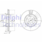 Resim DELPHI BG3240C DİSK ÖN 01- C.S-W203 