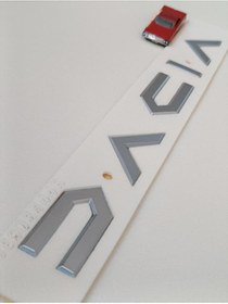 Resim EDEXPORT Dacia Yeni Nesil Bagaj Yazısı Gri 3M 3D ABS 