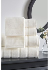 Resim Sadem Organik Stripe Mutfak Ve Kurulama Havlusu 30x50 Cm Krem 