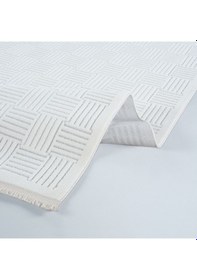 Resim Apex Halı Origami 6911 Beyaz Gri Çok Renkli 