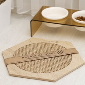 Resim Petbucks Pet Accessories Doğal Sisal Kedi Tırmalama Matı Kedi Tırmalama Tahtası Kedi Otu Catnip İçerikli 