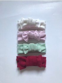 Resim Nis butik 4'lü Bandana Bebek Bandana Set 