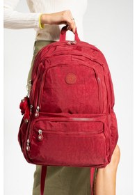 Resim Ultra Hafif Çok Cepli Su Geçirmez Sırt Çantası Kırmızı Model: 571-1g - Kırmızı 