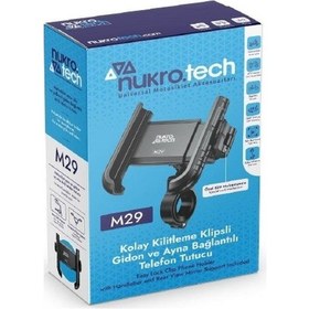 Resim Nukro M29 Klipsli Telefon Tutucu 