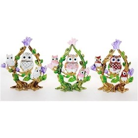 Resim Swaroski Baykuş Figürü Alk2028 01 