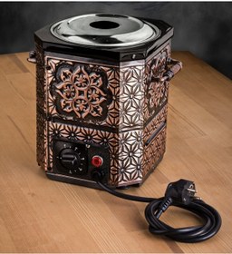 Resim ZÜCEVİM Bakır Elektrikli Semaver (DEMLİK DAHİL) 