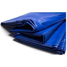 Resim Polyester Mavi Branda 230 Gr / M² Çadır Oto Branda 150 Cm X 2 Metre 1 