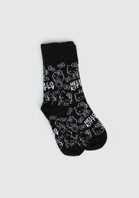 Resim Hello Kitty Siyah Hello Kitty Siyah Soket Çorap 27-30 