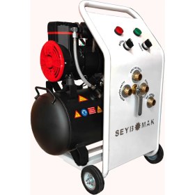 Resim Seybomak Havalı Petek Temizleme ve Kanal Açma Makinesi 24 Litre Çift Yönlü 2 Hp 