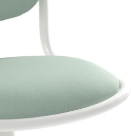 Resim Çocuk çalışma sandalyesi, beyaz-vissle yeşil 