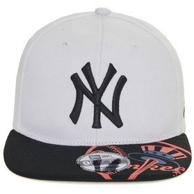Resim Ny Yankees Hip-hop Şapka Özel Koleksiyon Beyaz - Siyah 
