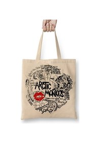 Resim Toyaso Arctic Monkeys Songs Beyaz Bez Çanta Uzun Saplı Alışveriş Çantası Plaj Çantası Beyaz 