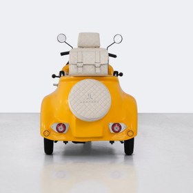 Resim Elektrikli Moped | Sunrise Yellow - Kurşun Asit - 60V 22 Ah 