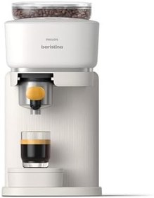 Resim Philips Baristina Espresso Makinesi, Kompakt Tasarım, Evde Barista Kalitesinde Espresso, 16 Bar Basınç, BAR300/03 | Otomatik öğütücü, kompakt tasarım, 16 bar, süzgeç taşıyıcı mango sarısı (BAR300/03) 