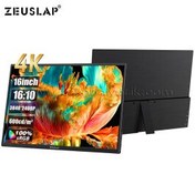 Resim Zeuslap P16UK 16'' 3840x2400 4K ADS-IPS Panel Type-C 100% sRGB 600Units Ultra Yüksek Parlaklık Taşınabilir Monitör (ZL-P16UK) 