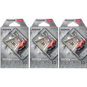 Resim Instax Mini Stone Gray 10x3 Film Seti 