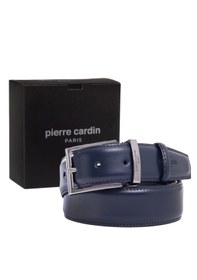 Resim Pierre Cardin Deri Erkek Kemer 3,5 Cm Pc-2209 Lacivert 