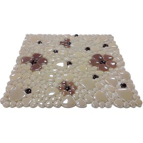 Resim MozaiKristaL Tüm yüzeyler için Çiçek Desenli, 31,5x31,5cm. Fileli Cam Mozaik. (5 File Karo = 0.5 m2 fiyatıdır) 