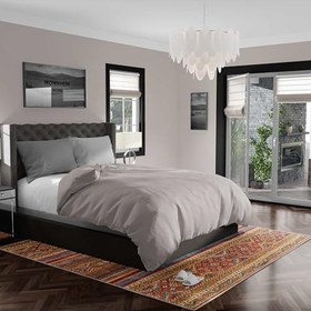 Resim Monnhein Yıkanabilir Halı ve Yolluk - Kaymaz Tabanlı Salon Halısı, Mutfak Halısı, Modern Dijital Baskı Tasarım (0338) 