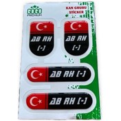 Resim Kan 0 Rh + Damla Sticker 4 Adet 1 Paket Fiyatı 