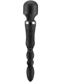 Resim Carmine 2 İn 1 Su Geçirmez Şarjlı Masaj Wand Vibratör 