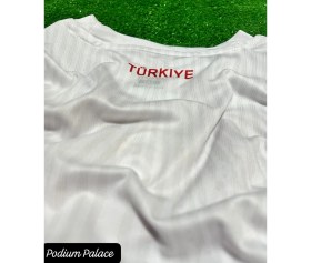 Resim Türkiye Euro 2024 Isimsiz Beyaz Çocuk Forması 4'lü Set (White) ZYN2604 