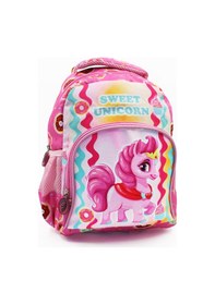 Resim 2 Gözlü Sweet Unicorn Anaokulu Çantası - Kız Çocuk Çanta Kreş Çantası - Unicorn Çanta Çok Renkli 