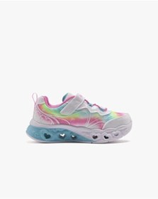 Resim Skechers Kız Çocuk Beyaz Işıklı Spor Ayakkabı Beyaz 