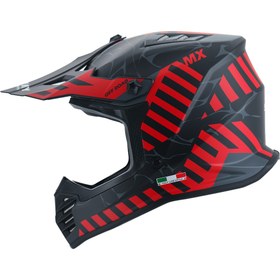 Resim SWAY 618 ALERT Mat Red Çocuk Cross Kaskı 