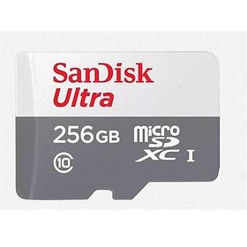 Resim Sandisk 256GB Ultra SDSQUNR-256G-GN3MN Micro-Sd Hafıza Kartı 