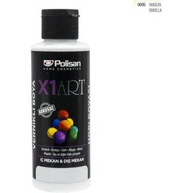 Resim Polisan X1Art Vernikli Hobi Boyası 120Ml - 0005 Vanilya 