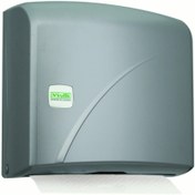 Resim Vialli Z Katlı Kağıt Havlu Dispenseri Gri Max 200 Ad 22 Cm K2m 