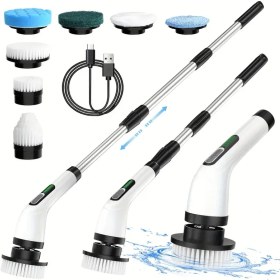 Resim 7 İn 1 Kablosuz Elektrikli Temizlik Fırçası Seti Diğer 