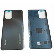 Resim Kdr Xiaomi Redmi Note 10S Arka Pil Batarya Kapağı Siyah 